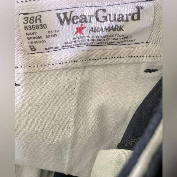 Wear Gear by Aramark 38R NWT Navy blue shorts with slant front pockets - Picture 2 of 6